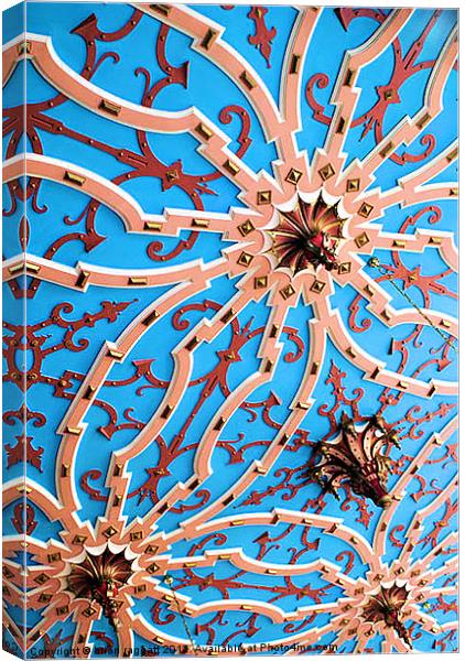 Ceiling Detail Canvas Print by Brian  Raggatt