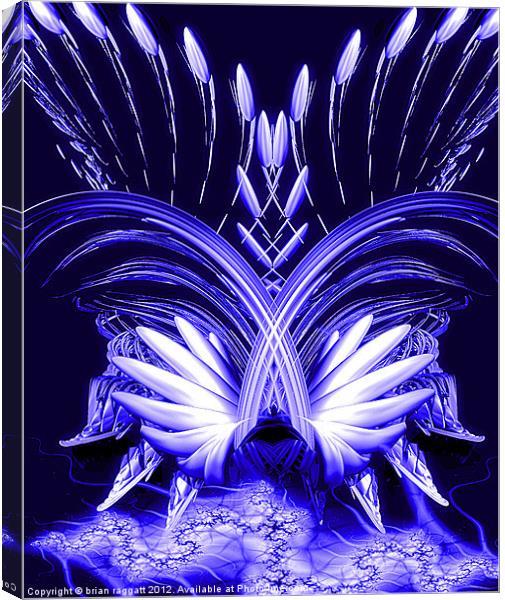 Phoenix Blue Canvas Print by Brian  Raggatt