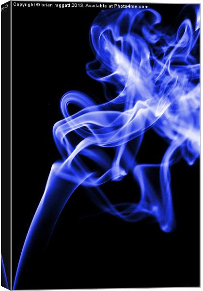 Simply Smoke 2 Canvas Print by Brian  Raggatt