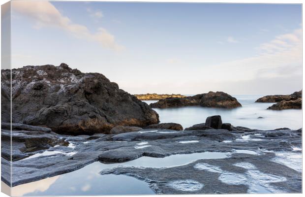 Seascape, Puerto Santiago, Tenerife Canvas Print by Phil Crean