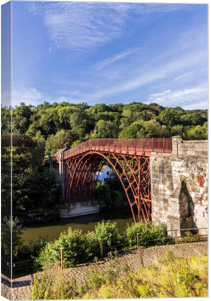 The Iron Bridge Shropshire Canvas Print by Phil Crean