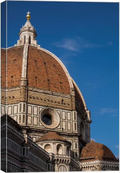 Duomo, of the cathedral of Santa Maria del Fiore in Florence,  Canvas Print by Phil Crean