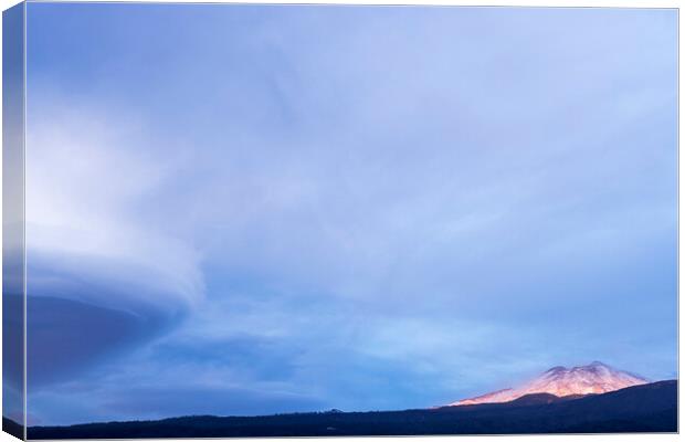 Mount Teide at dusk, Tenerife Canvas Print by Phil Crean