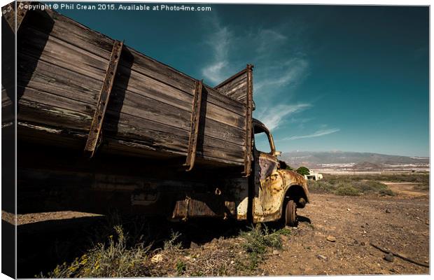  Old truck Canvas Print by Phil Crean