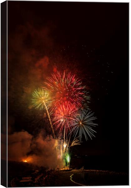 Fireworks  Canvas Print by Phil Crean