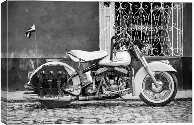1950's Harley Davidson Canvas Print by Phil Crean