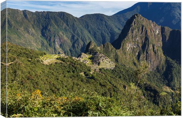 Machu Picchu Peru  Canvas Print by Phil Crean