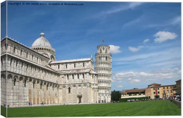 The Splendour of Pisa Canvas Print by Jim Jones