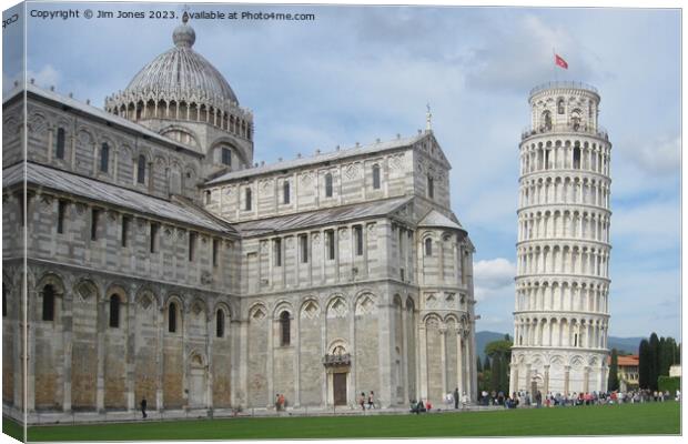 The Splendour of Pisa Canvas Print by Jim Jones