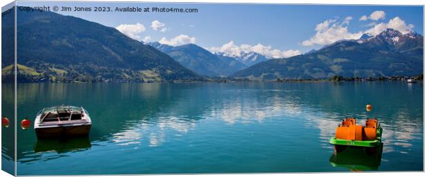 Zell am See - Panorama Canvas Print by Jim Jones