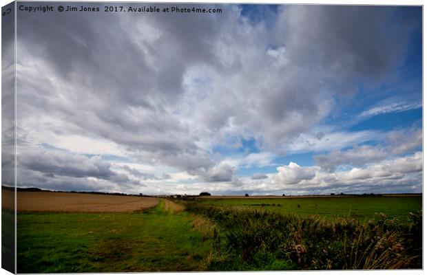 Big sky Canvas Print by Jim Jones