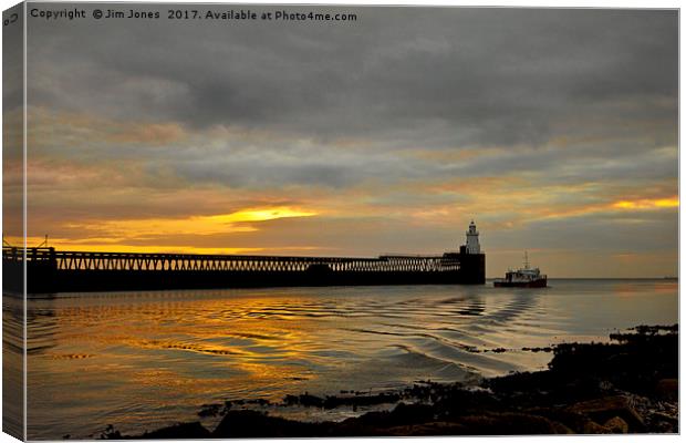 Early Departure Canvas Print by Jim Jones