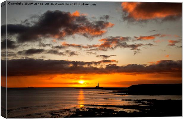 New Year's Day sunrise (2) Canvas Print by Jim Jones