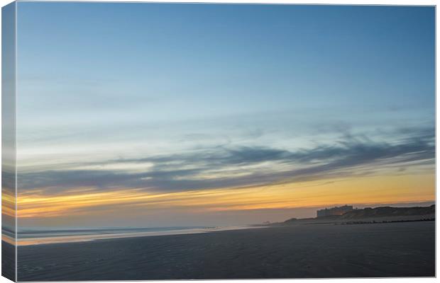 Sunset on the West Coast Canvas Print by Ian Jones