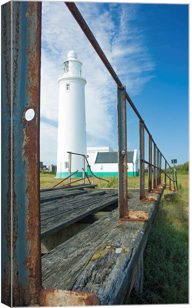 Hurst Point Lighthouse Canvas Print by Ian Jones