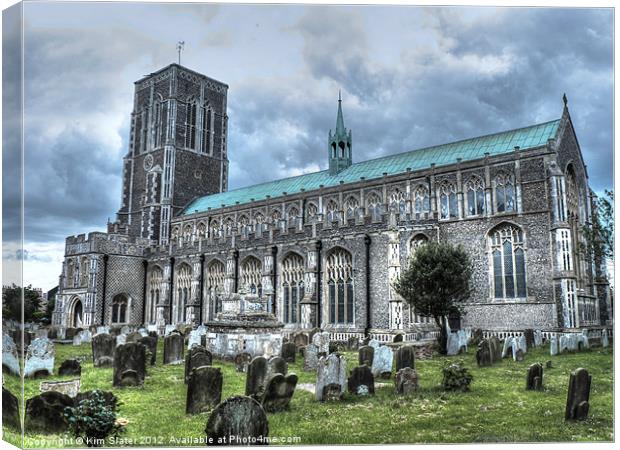 St Edmund King and Martyr Southwold Canvas Print by Kim Slater