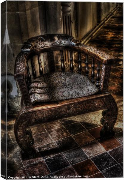 The Old Chair Canvas Print by Kim Slater