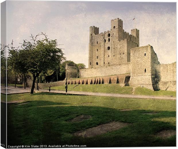 Rochester Castle Canvas Print by Kim Slater