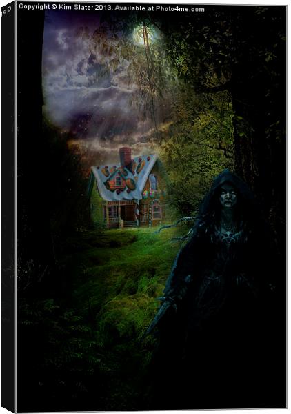 The Witch House Canvas Print by Kim Slater