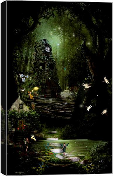 The Secret Garden Canvas Print by Kim Slater