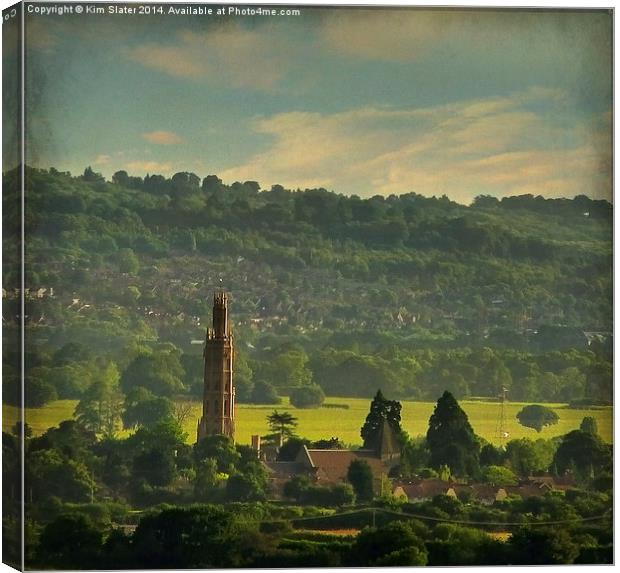 Hadlow Tower Canvas Print by Kim Slater