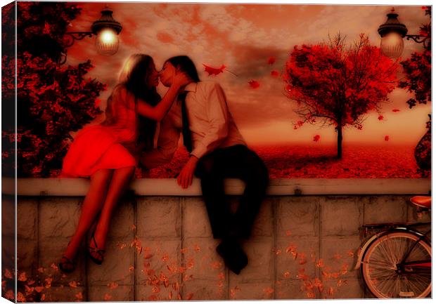 The Lovers Canvas Print by Kim Slater