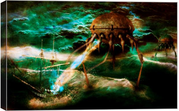  War of the Worlds Canvas Print by Kim Slater