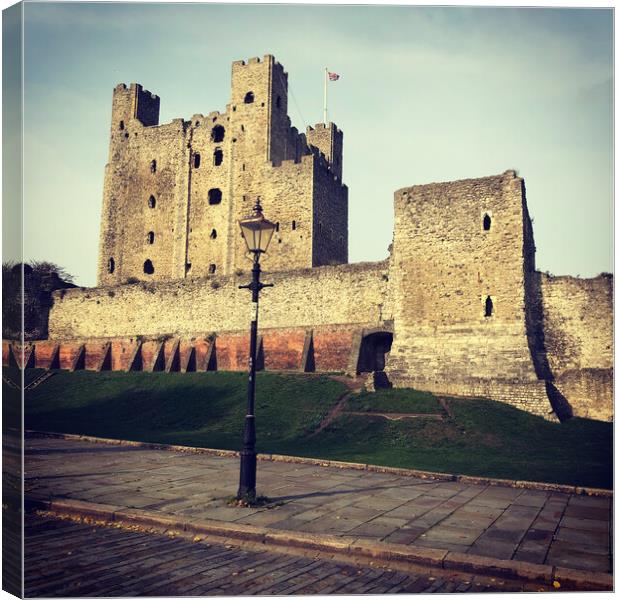 Rochester Castle Canvas Print by Kim Slater