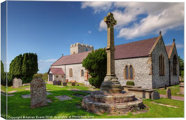 St Mary's Church Canvas Print by Adrian Evans