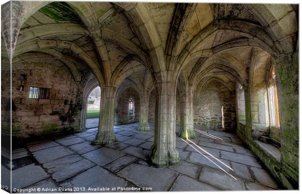 Chapter House Canvas Print by Adrian Evans
