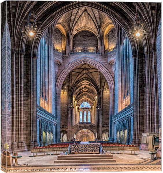 The Cathedral Canvas Print by Adrian Evans