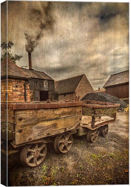 Victorian Colliery Canvas Print by Adrian Evans