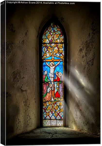 Ancient Glass Canvas Print by Adrian Evans