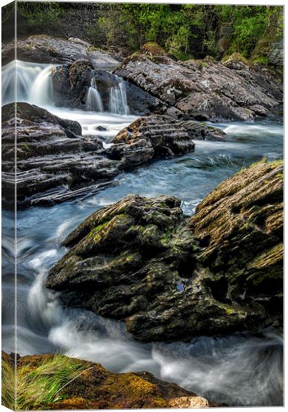 River Passing Canvas Print by Adrian Evans