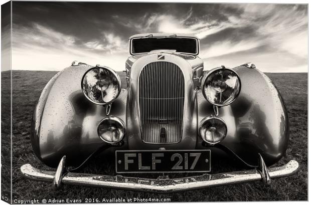 Sunbeam Talbot Darracq Canvas Print by Adrian Evans