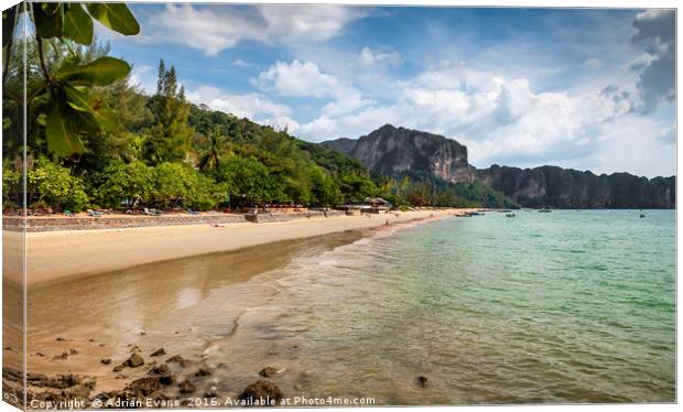 Coast of Ko Lanta Thailand Canvas Print by Adrian Evans