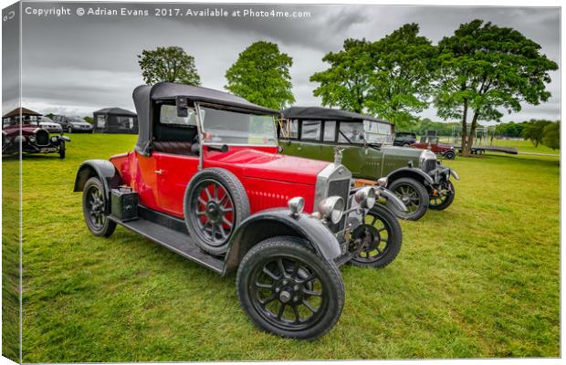 Wolseley Classic Car Canvas Print by Adrian Evans