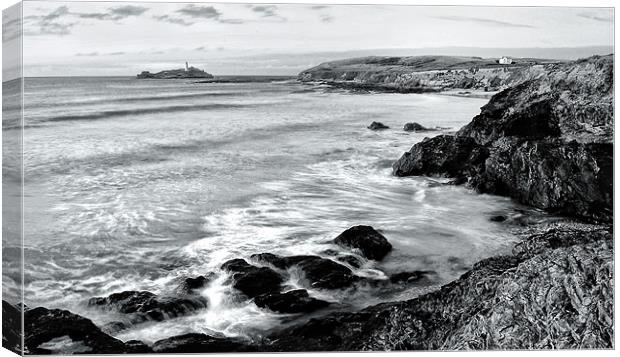 Godrevy Lighthouse Cornwall Canvas Print by Gary Pearson