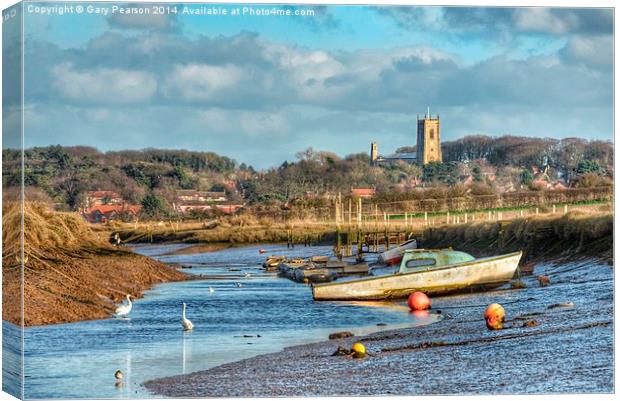 The view towards Blakeney Canvas Print by Gary Pearson