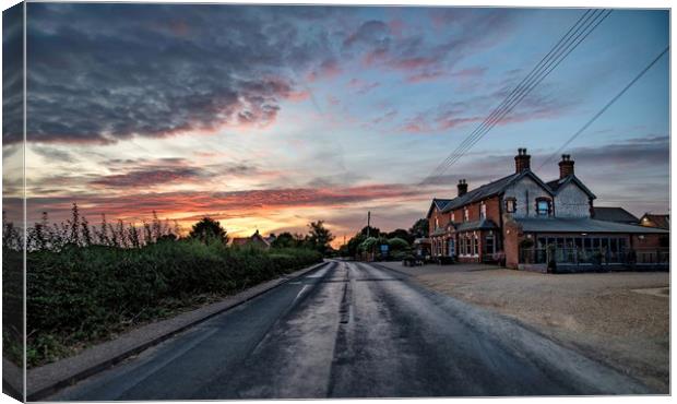 Titchwell at sunrise  Canvas Print by Gary Pearson