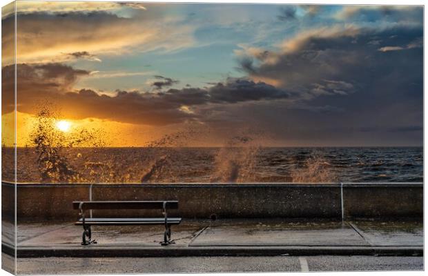 The million memories bench Canvas Print by Gary Pearson