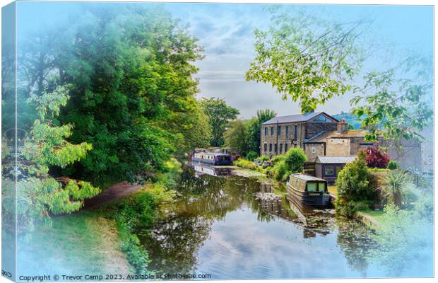 Serenity in West Yorkshire Canvas Print by Trevor Camp