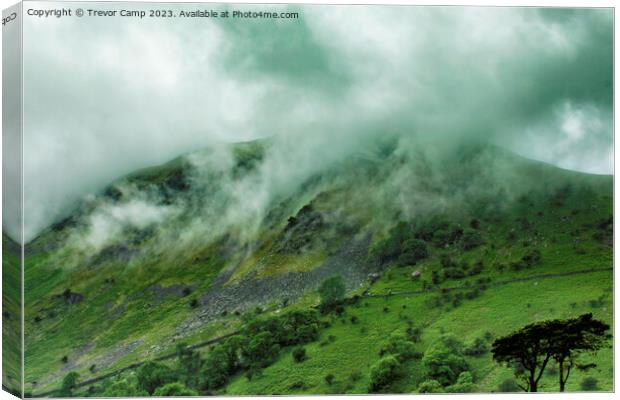 Ethereal Lake District Cloudscape Canvas Print by Trevor Camp