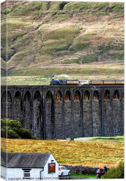 SNG over Ribblehead Canvas Print by Trevor Camp