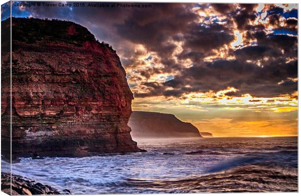 The Buttresses Canvas Print by Trevor Camp