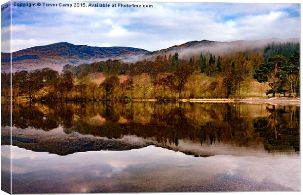  Tranquil Coniston Canvas Print by Trevor Camp