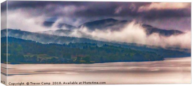 Mist Lifting Canvas Print by Trevor Camp