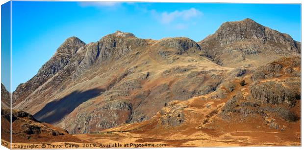 Langdale Pikes Canvas Print by Trevor Camp