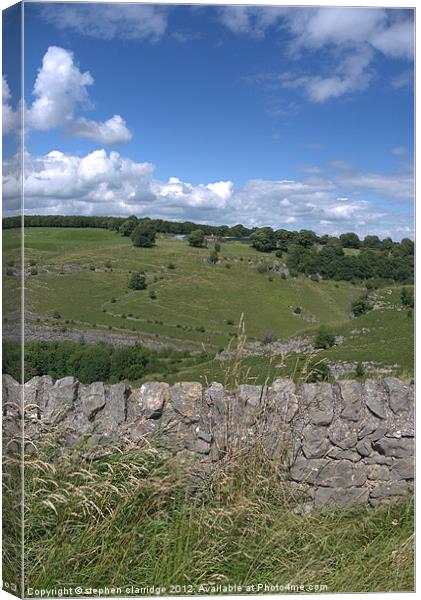 View over the wall Canvas Print by stephen clarridge