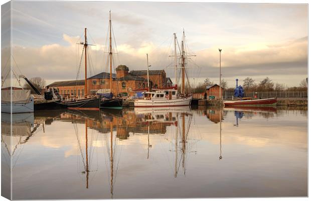 Gloucester Docks Canvas Print by Catherine Joll